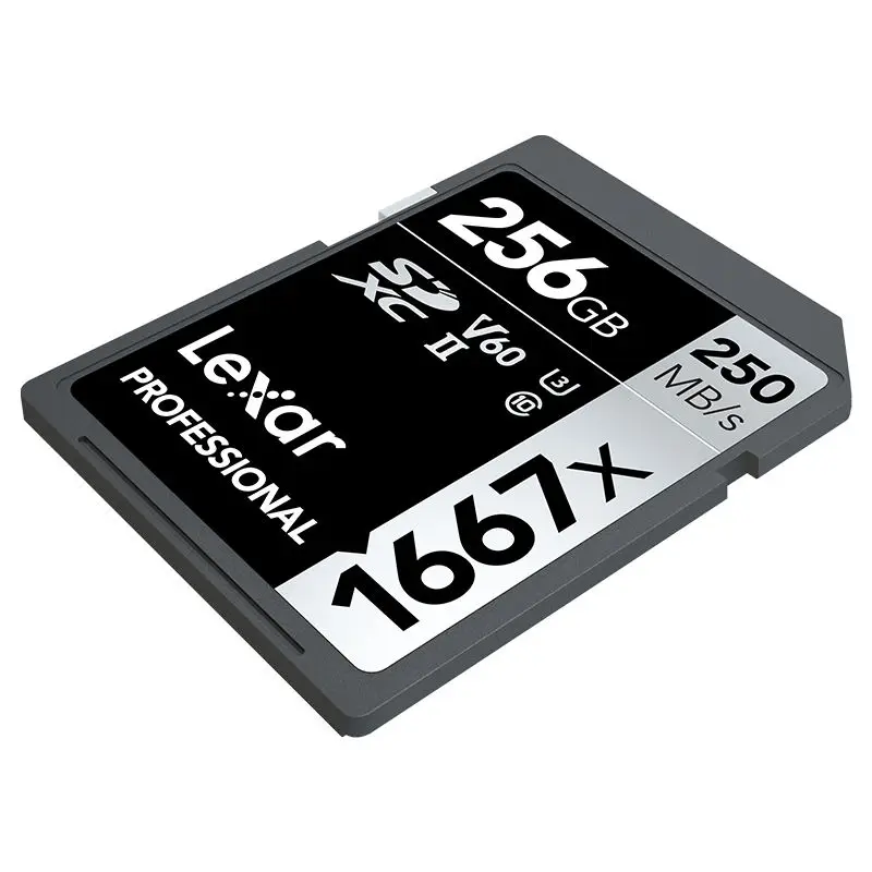 オンライン取扱店 Original Lexar 1667x V60 250MB/s Flash Memory sd