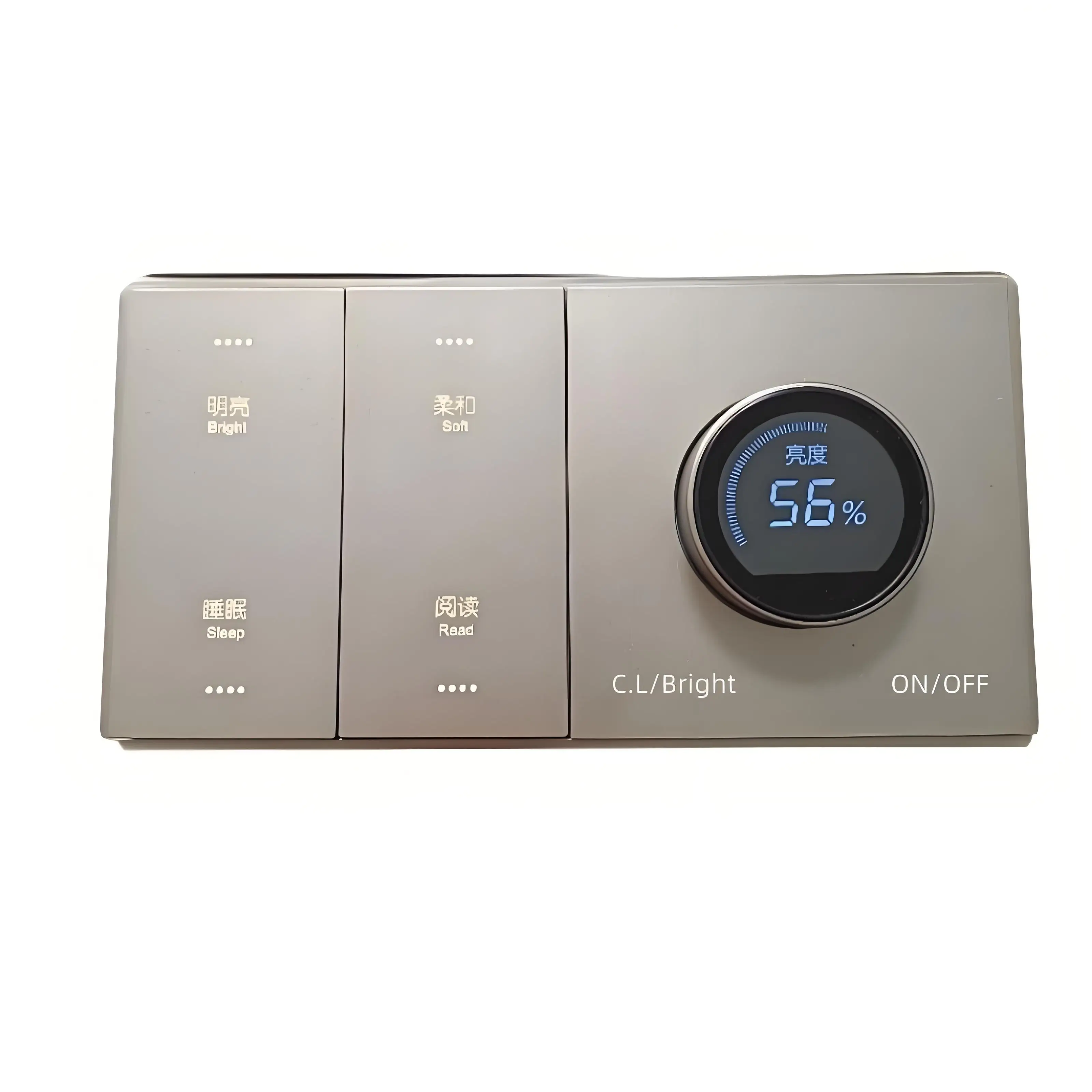 Smart Wall  Remote Control Switch with Smart Knob Dimmer Scene Single Fire Zero Fire 240v Max. Voltage