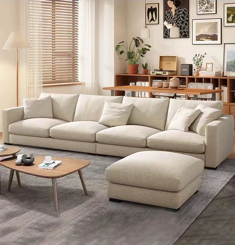 Modern Couch Simple Sofa Minimalist Special Down White Sofa Designs ...