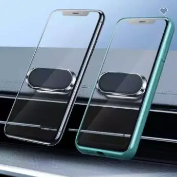 Креативный металлический автомобильный магнитный держатель FY на присоске для мобильного телефона многофункциональный нескользящий автомобильной