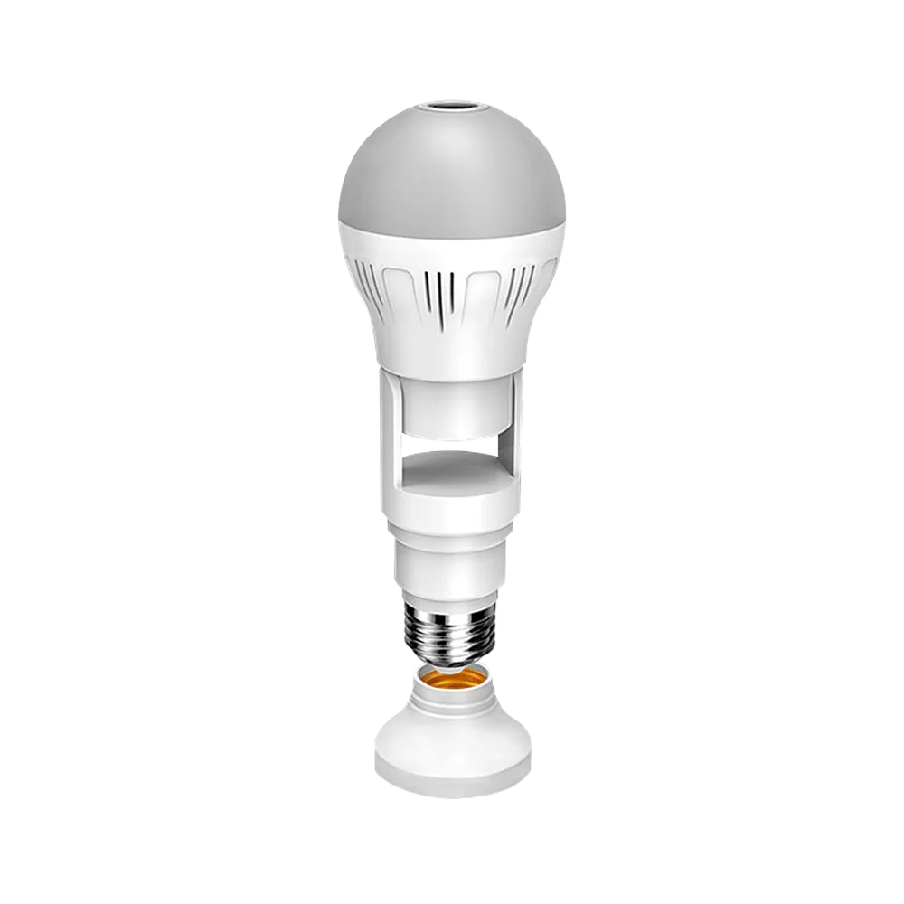 Night Vision Two Way Audio Home Security Video Surveillance Fisheye Lamp Wifi Camera 360 Wifi Panorama Camera Bulb 2MP Panorami