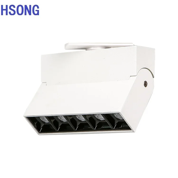 
 Китай, монолитный блок светодиодов с антибликовым покрытием, линейный Трековый светильник  