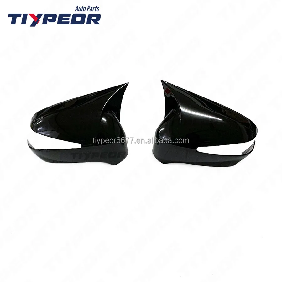 product gloss black rear view mirror cover cap with turn light for honda civic 2006 2012-3