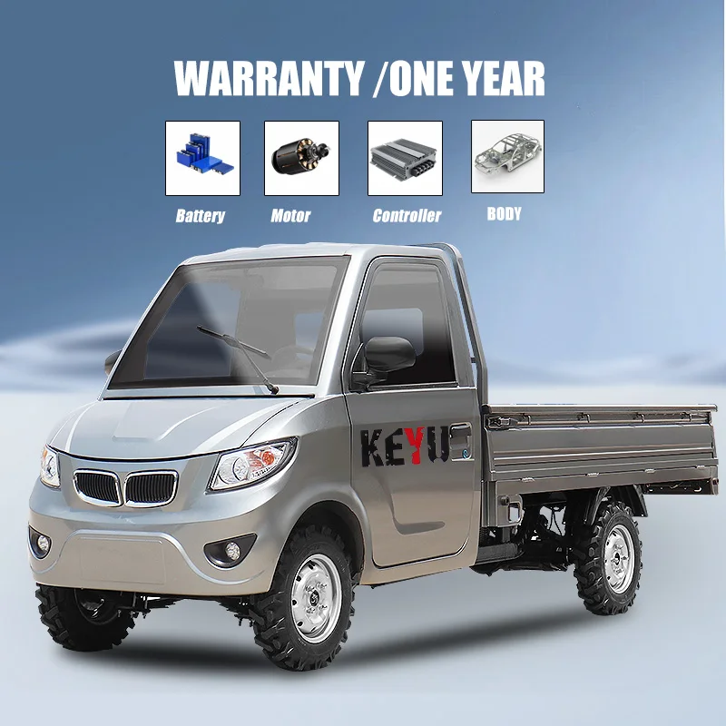KEYU Low Speed Factory Price Mini Truck DOT Approved Electric Cargo Van Pickup