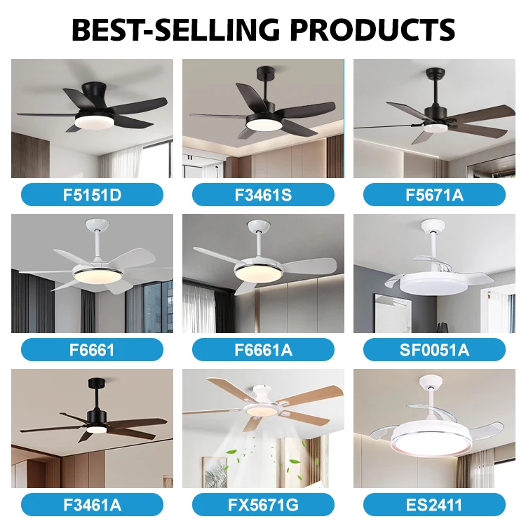 Ceiling Fan, 52Inch, FE+Plywood blade, F5131 - detail 20