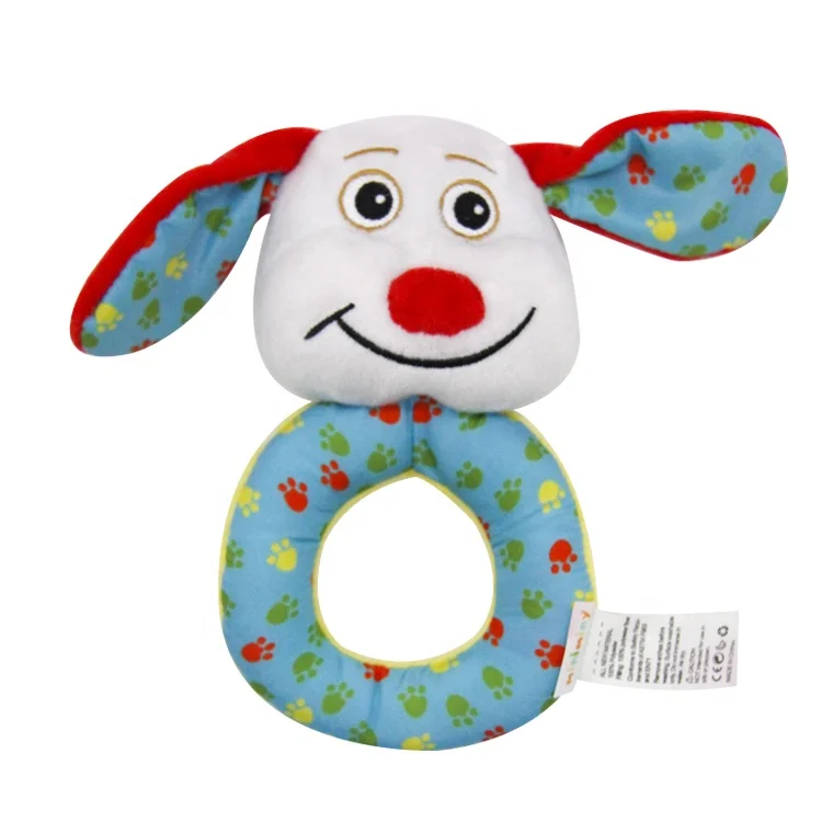 Новый продукт для малышей, мягкая плюшевая игрушка-погремушка для малышей