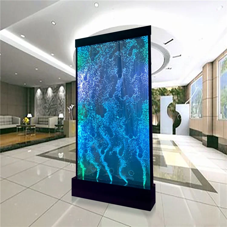 Interior Design Curved Acrylic Bubble Wall Privacy Screen Room Divider