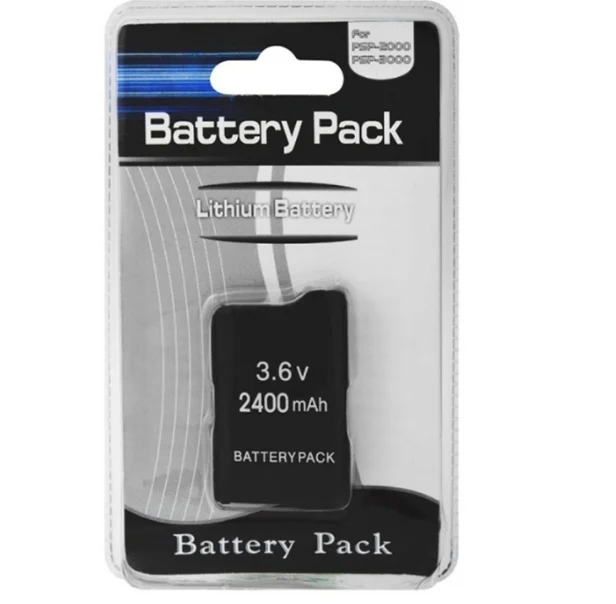 Battery For Psp2000 Psp3000 Psp 2000 3000 Psp S110 2400mah Rechargeable ...