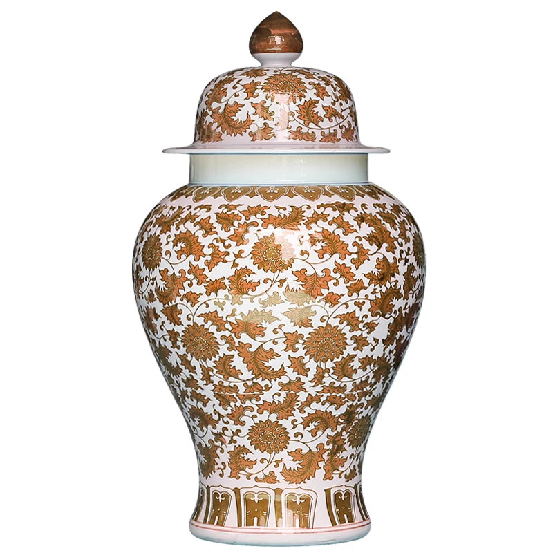 Custom Home Decor Blue And White Porcelain Chinoiserie Flower Vase