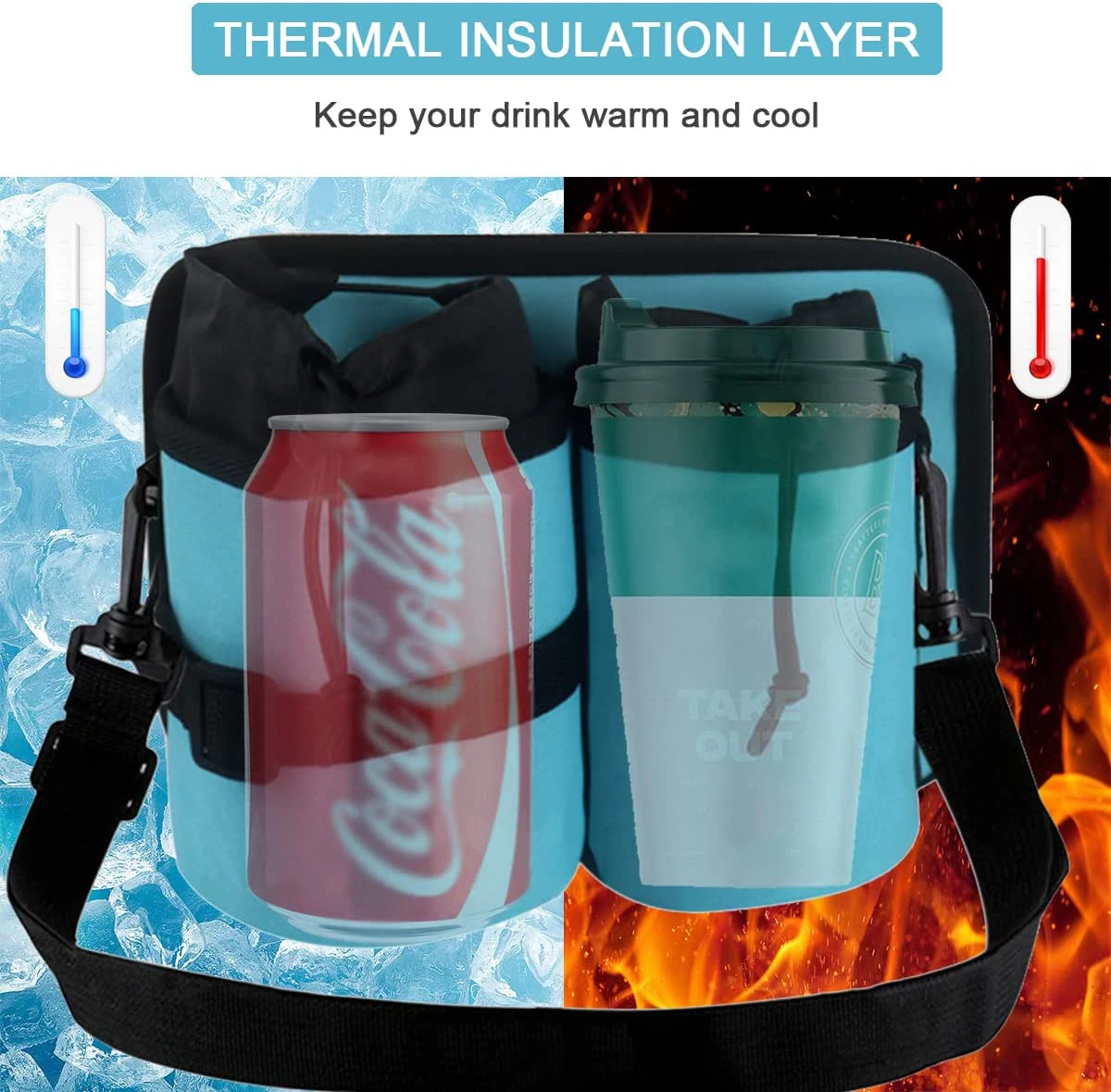 Water Bottle Drink Suitcase Luggage Mounted Cup Caddy For Travel