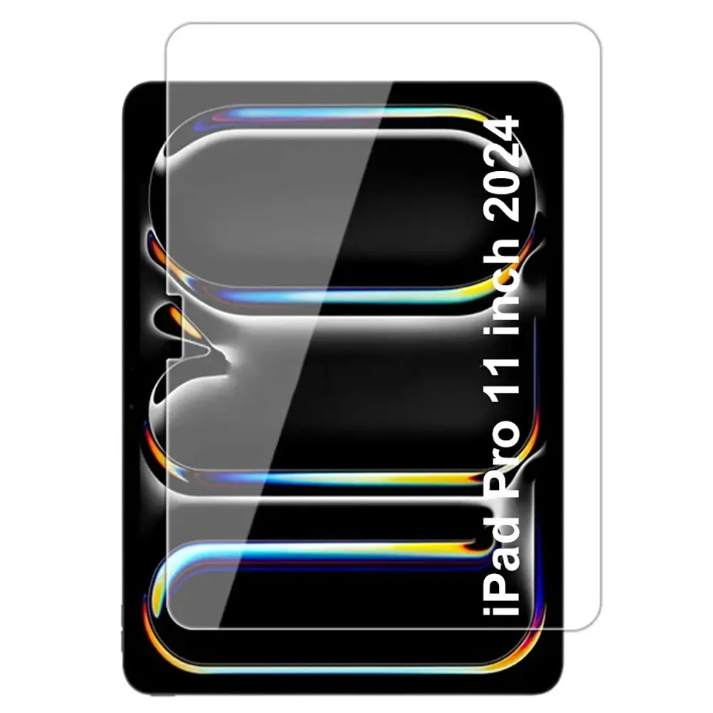 For Laudtec Transparent Anti-Scratch Anti-Fingerprint Screen Protector for iPad Air Pro 11 13 2024 Tempered Glass Tablet Case