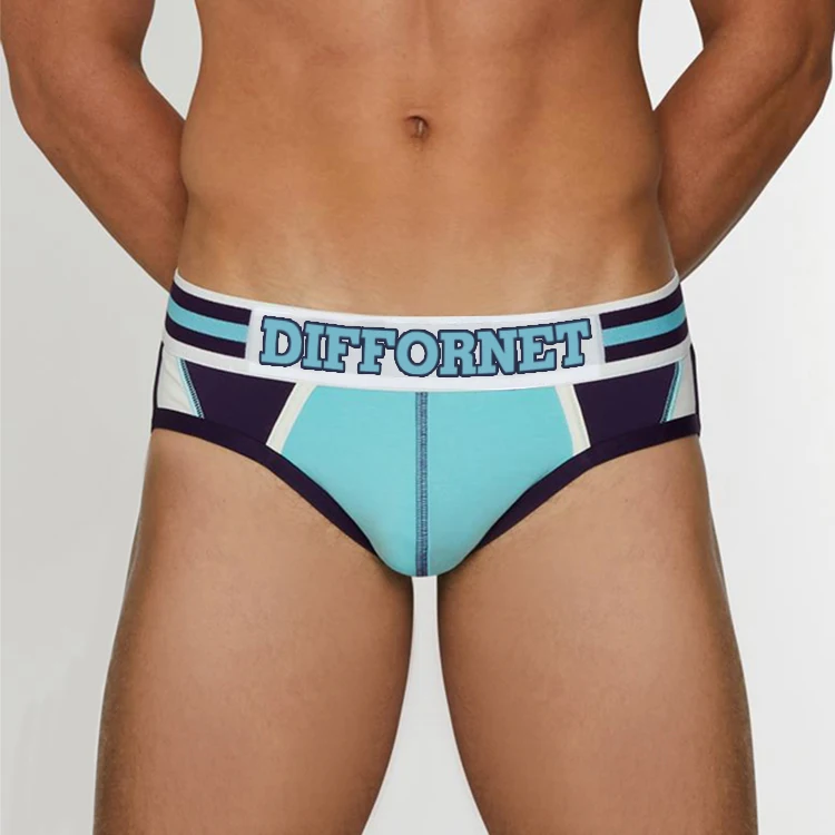 Mens Briefs Underwear Boxer Stretch Cotton Custom Logo Sexy Underwear