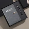 Gray Notebook & Pen