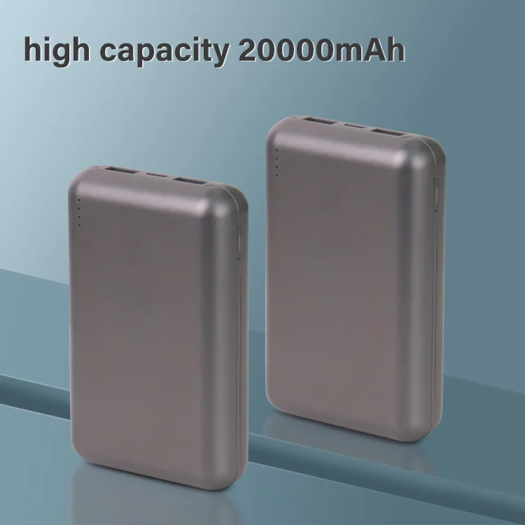 Doublepow Mini Mobile Power Bank 20000 MAH 50000 MAH Ultra Slim Super Fast Charging Waterproof ABS Material Power Bank
