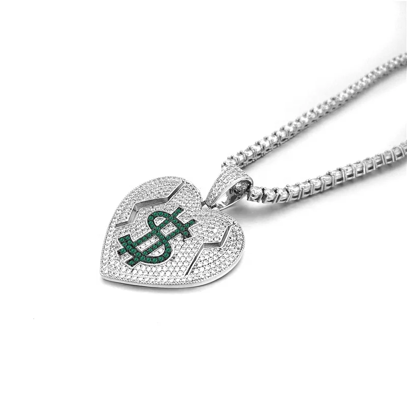 Sterling Silver 925 Hip Hop Iced Out 