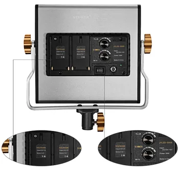 Neewer 2 Packs Dimmable Bi-color 480 LED with U Bracket Professional Video Light for Studio, YouTube Outdoor Lighting Kit product image