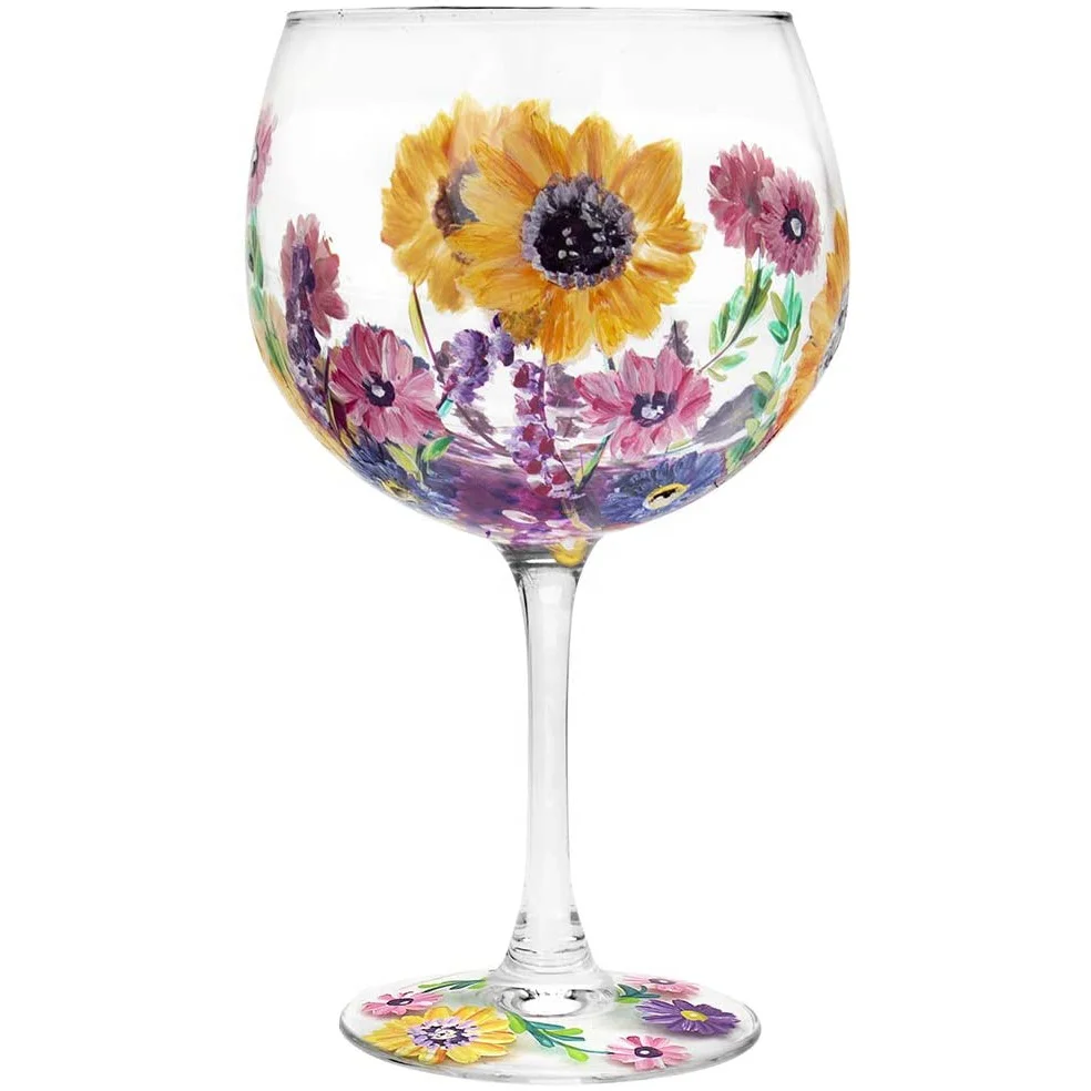Hand painted gin glasses discount