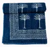 Bleu indigo et blanc