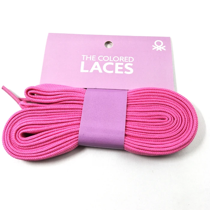 With Unique Packaging for Custom  Polyester Material Plastic Tip  Shoelace