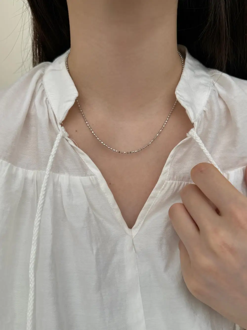 KAKODIY Casual Women's Fashion Boutique Jewelry Bead Chain 925 Sterling Silver Necklace detail 10