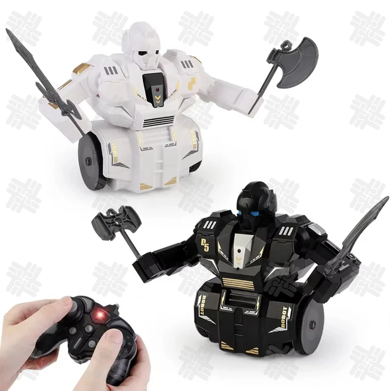 KW 2025 Newest Intelligent Remote Control Battle Robot Rc Pk Robot 360 Degree Stunt for Kids Adults Interaction Fighting Toy