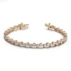 สร้อยข้อมือเพชรปลูกในห้องปฏิบัติการทอง 14K