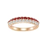 Fascia Eternity in Corindone Rosso
