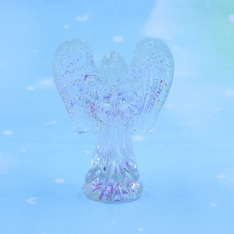Custom Large Hand-made Glass Crystal Angel Ornaments Figurine