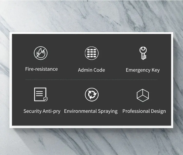 CEQSAFE 2 Hour Fire Proof Safe Box Cajas De Seguridad Coffre Fort Large Fireproof Safe for Home Digital Safe details