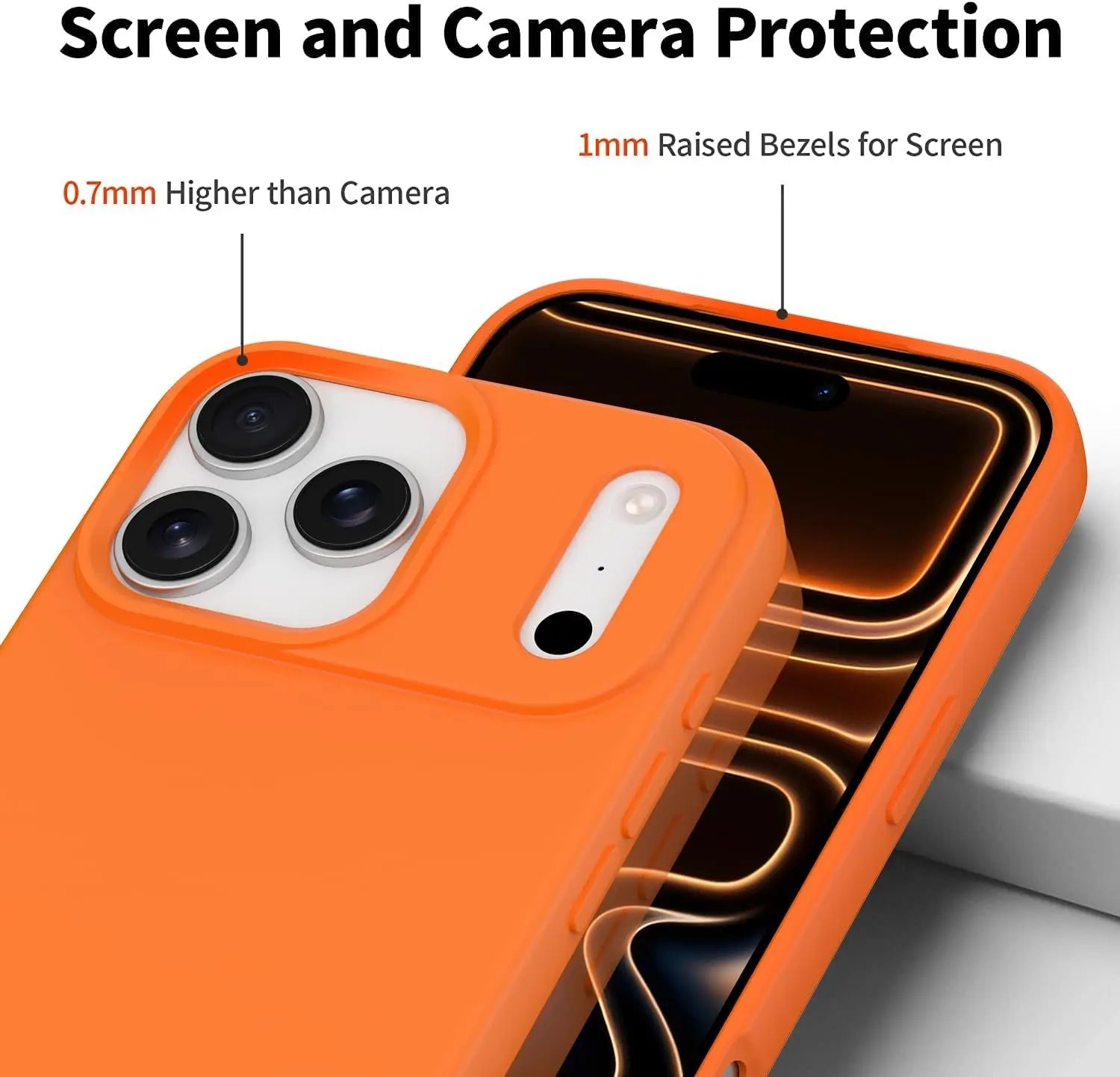 product shockproof ultra slim soft anti scratch microfiber lining compatible for iphone 17pro max  liquid silicone protective phone case-6
