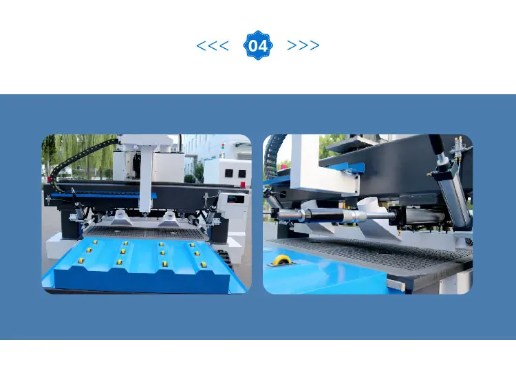Production Line CNC Router Wood Working Automatic Loading and Unloading ...