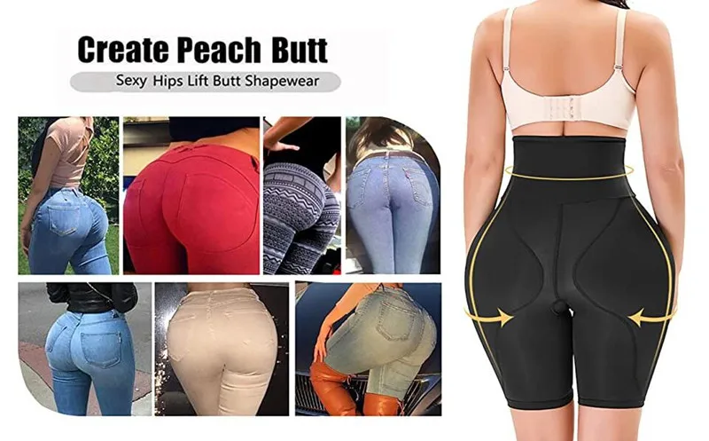 Custom Plus size Women Shapewear Control Panties Body Shaper Butt Lifter Padded Hip Enhancer Seamless Underwear