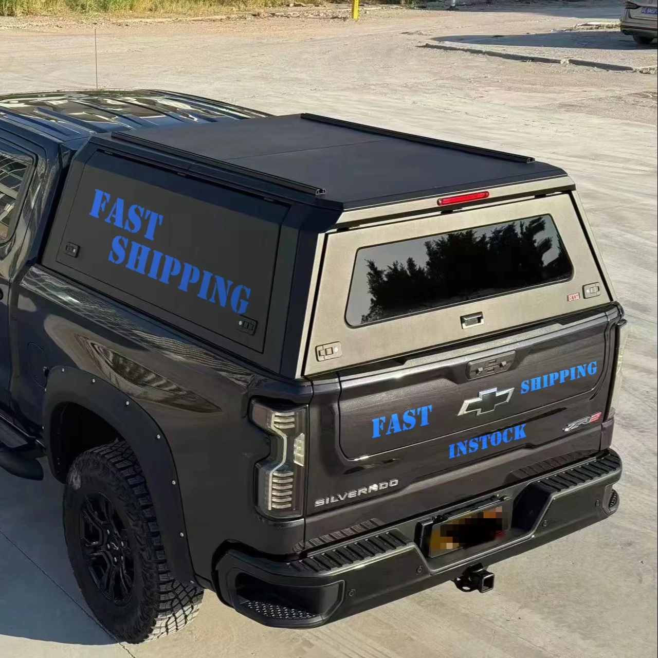 Aluminum Pickup Hardtop Truck Bed Topper Cap Camper Hard Top Canopy For Silverado Ram Ford Range