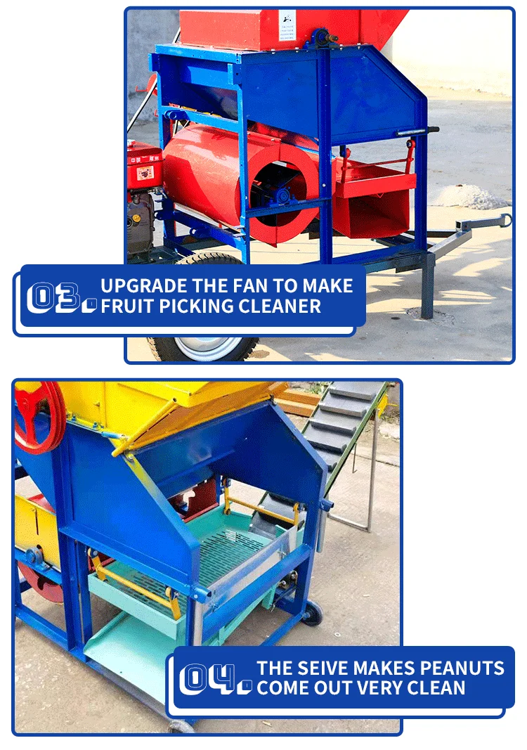 Tractor Powered Groundnut Picker Farm Used Peanut Harvester With Best