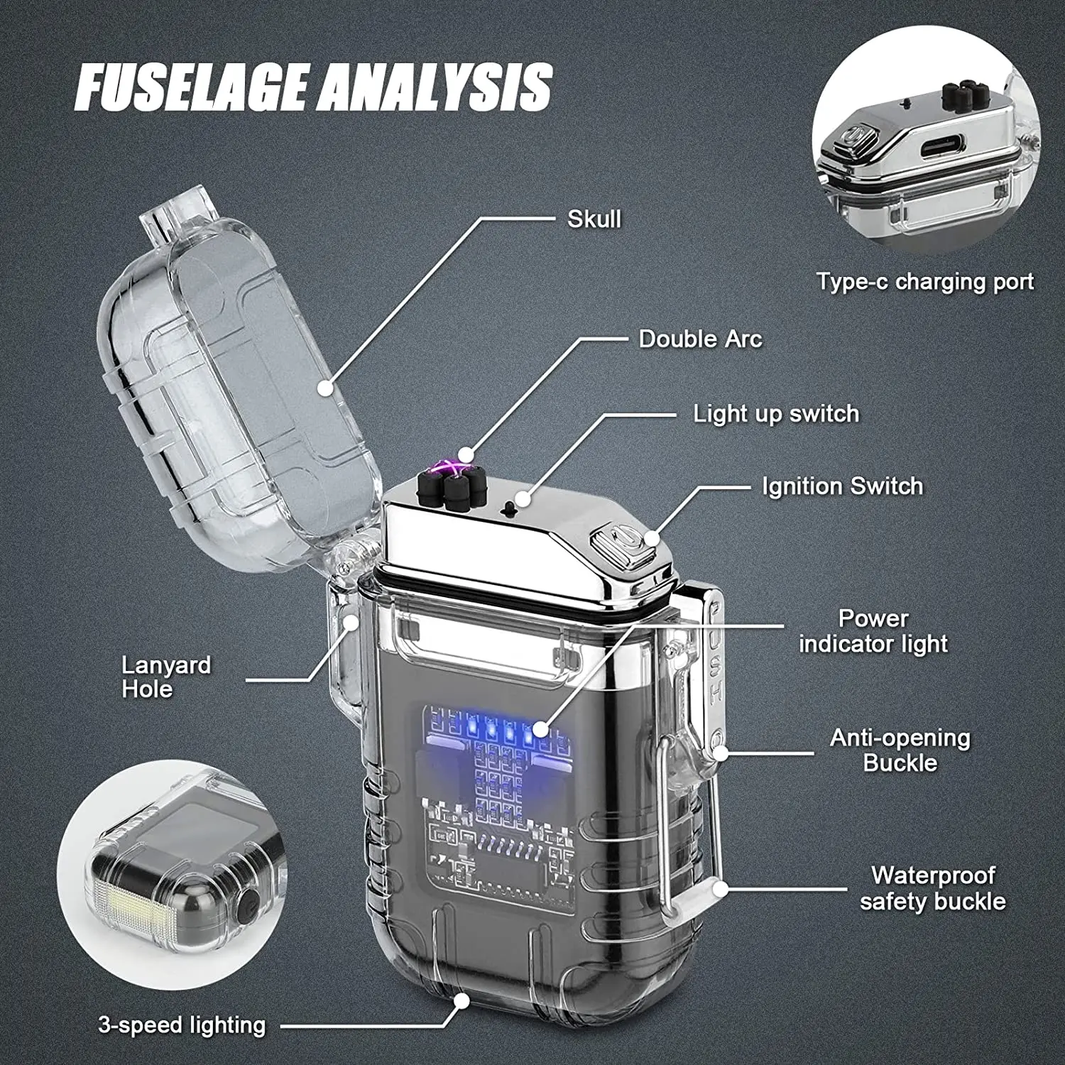 easy light cigarette lighters Wholesale Outdoor Easy Use Novelty Waterproof Smoke Lighters