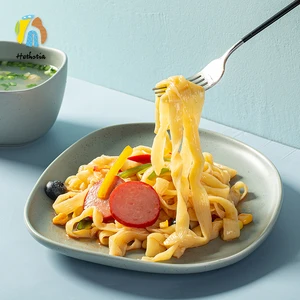 Meal Replacement Oat Konjac Noodles Halal Certified Pasta Tagliatelle Instant Keto Shirataki Food Box & Bag