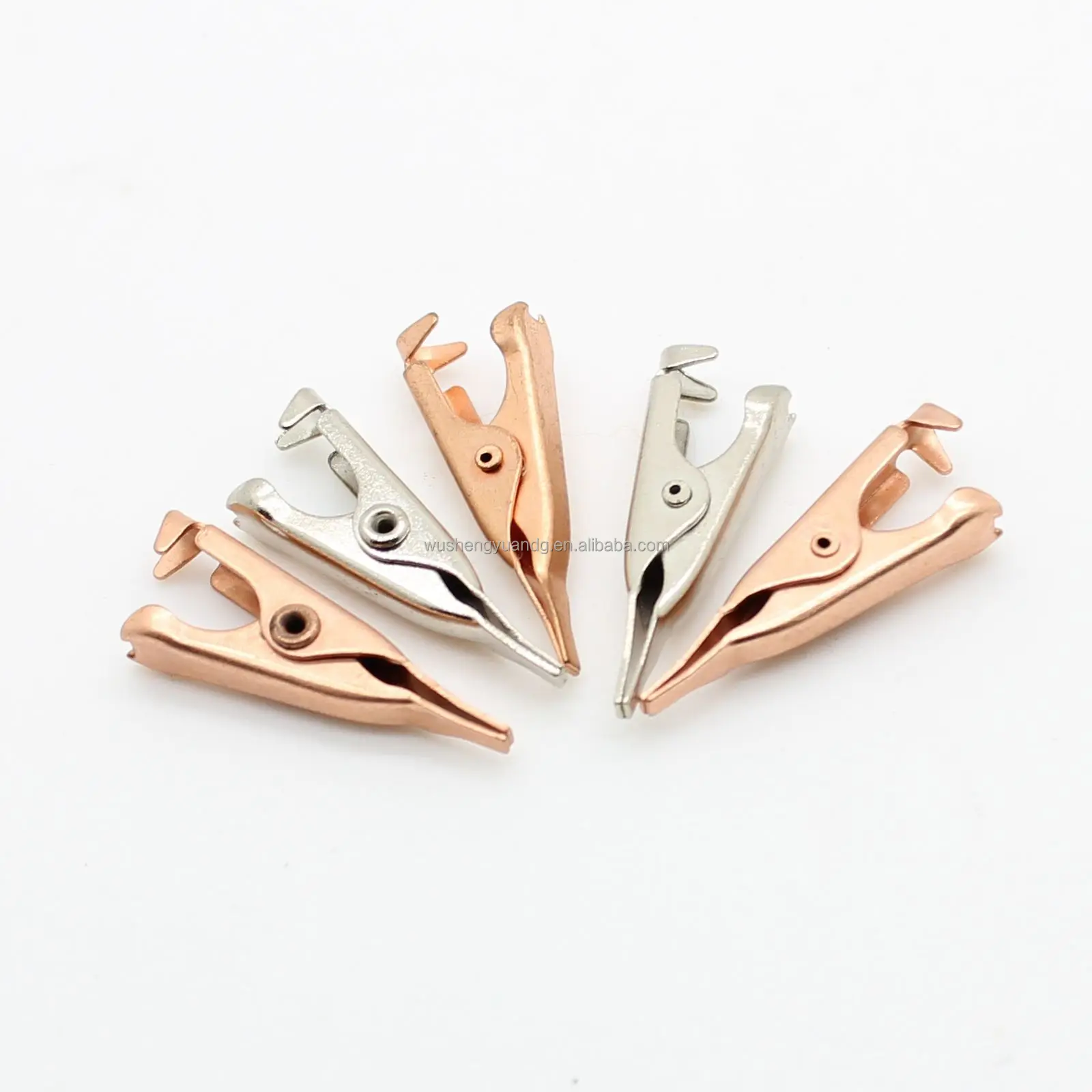 Заводская Прямая поставка маленький зажим типа крокодил 5A плоский небольшой 27