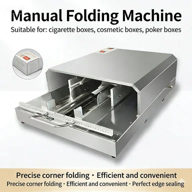 TEBAK 3DP-88 Semi-automatic 3D Packaging Machine | Hand-push Film Folding, Multi-functional Corner & Precision Folding