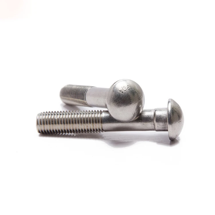 Elliptic Neck Track Railway Bolt Oval Neck Bolt for Rail Track Railway Oval Neck Railway Fish Bolt