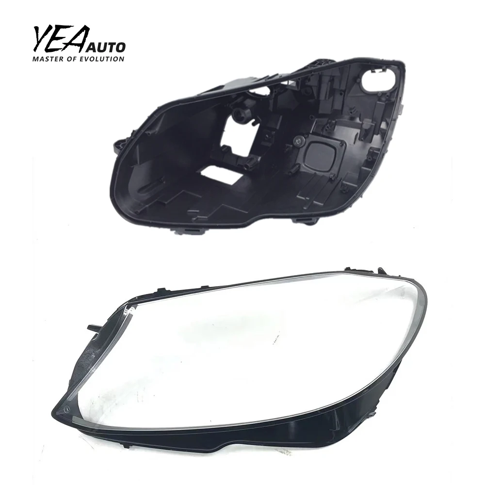 Car headlight glass lampshade cover lens for Mercedes Benz w203 w204 w205 w212 w213 w220 w222 w117 lens cover housing back base