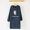 Regular cotton checkered rabbit blue checkered pattern