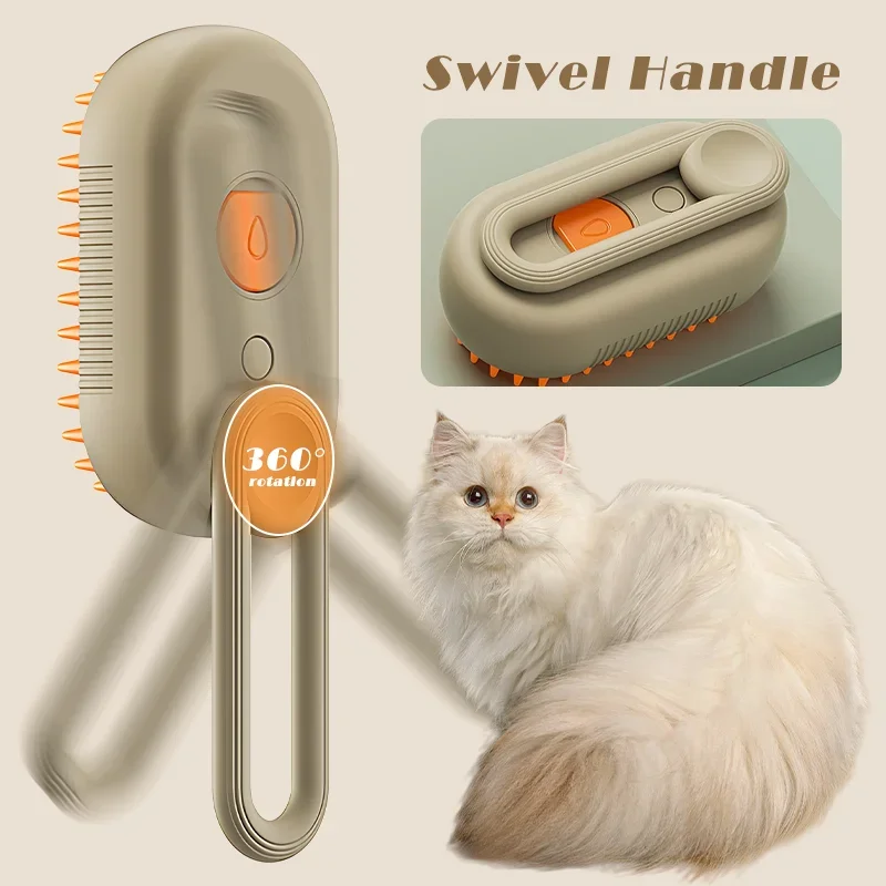 2024 Multifunctional Rotating Cat Grooming Steamer Brush Pet Hair   H77af59ced64a41b18cf05eb240d41efdv 