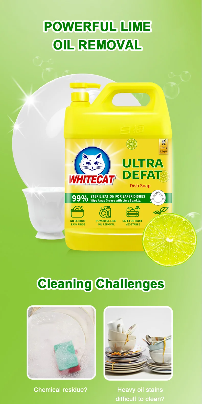 POWERFUL LIME OIL REMOVAL