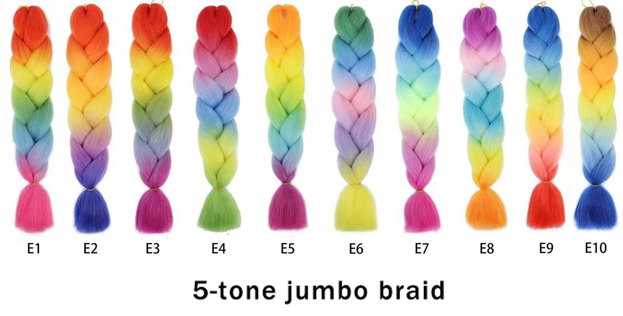 3. Blonde Synthetic Braiding Hair for Box Braids - wide 5