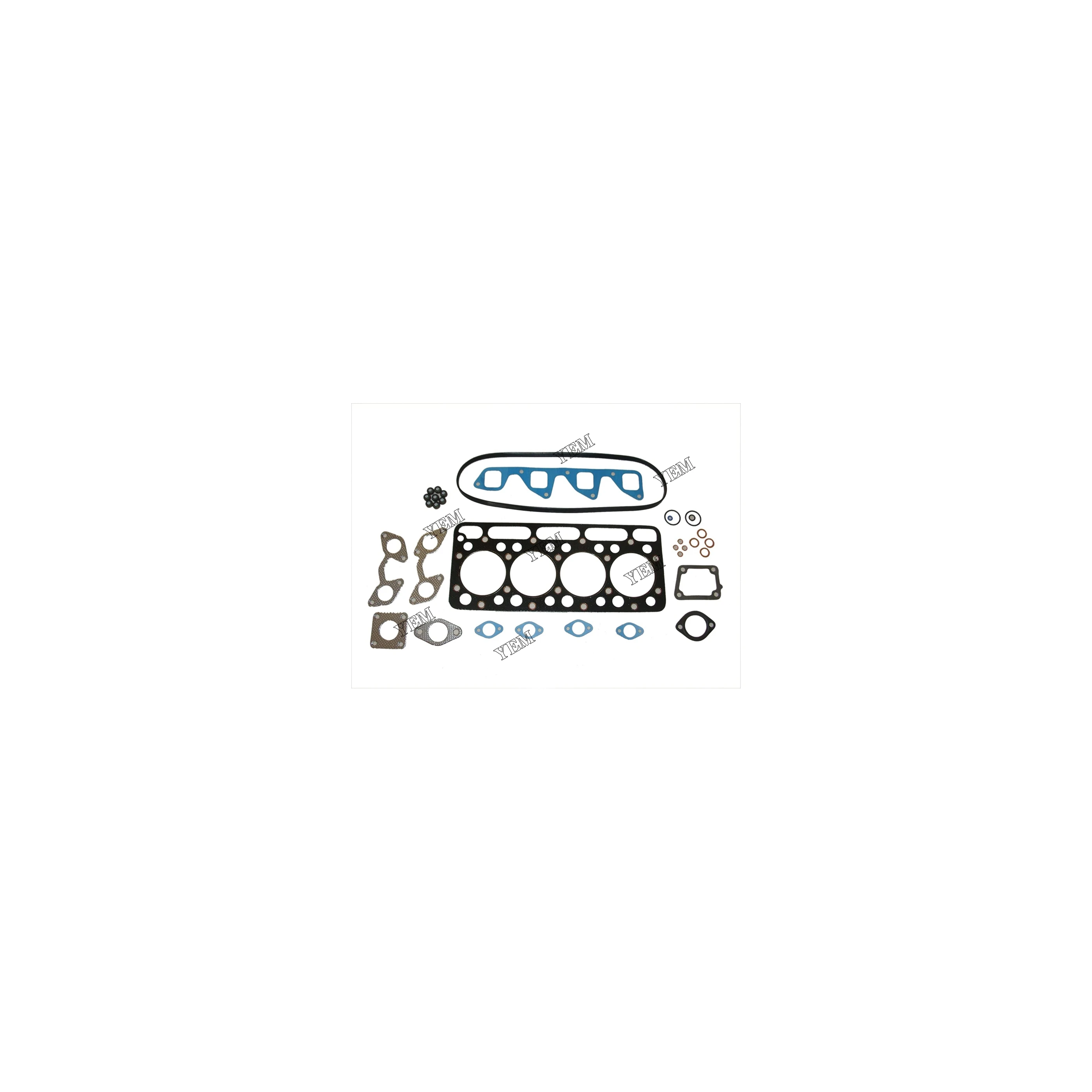 Upper Gasket Set With Composite Head Gasket for Kubota 15834-03310 V1902. Universal Engine Parts