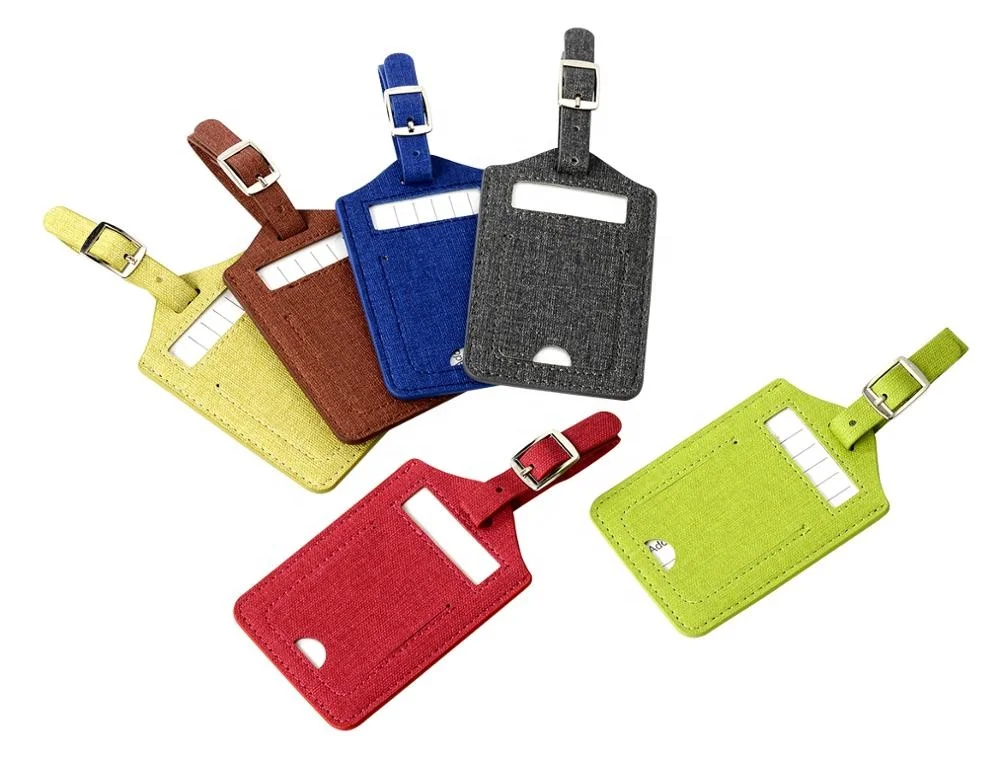 热卖彩虹身份证名旅行皮革定制行李牌