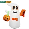 4 FT Halloween Inflatables Ghost Cute Ghost with Pumpkin