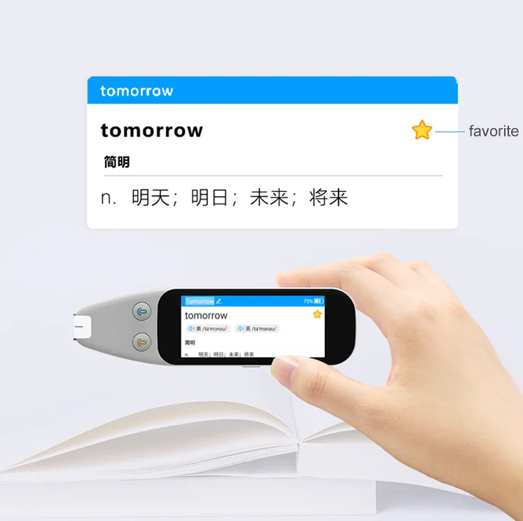 Scantalker E Dictionary Pen Pocket Translation Pen Scan Read Pen WIFI Voice Translator