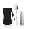 Spoon with black pouch