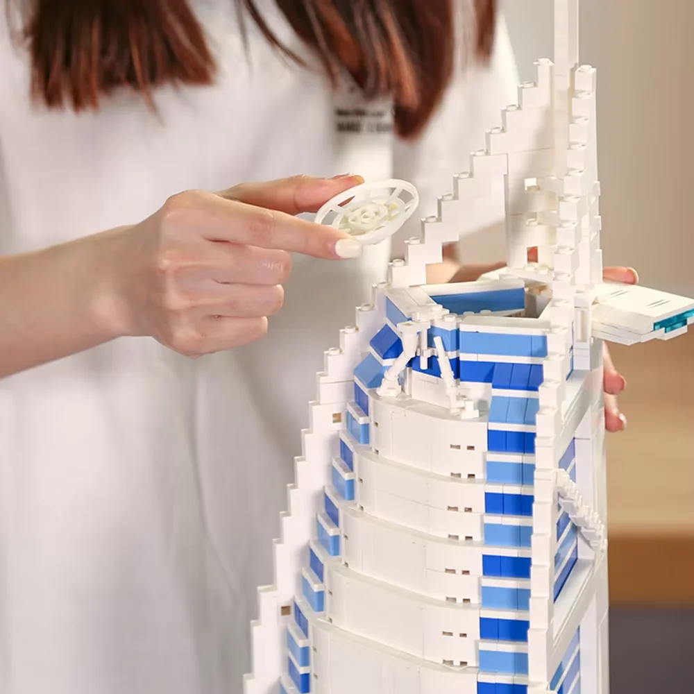 product cayi the burjal arab hotel dubai building blocks sets architecture model famous landmark building blocks toy gift for kids-61